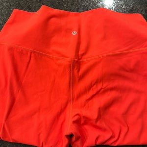 lululemon athletica Red Leggings